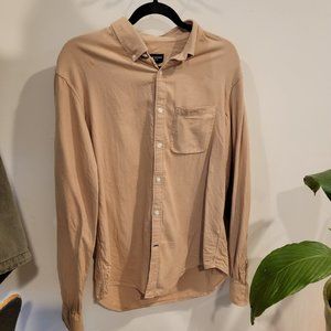 Club Monaco Camel Slim Fit Button-Down - M
